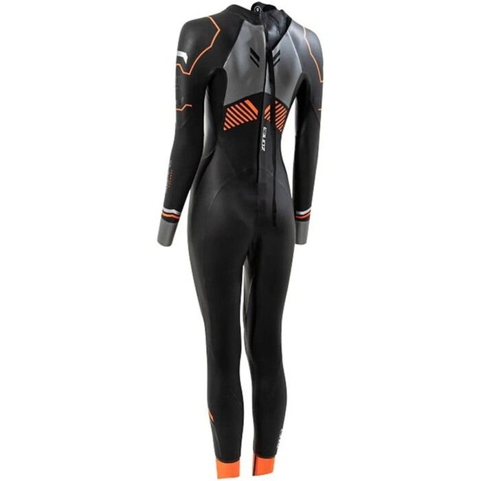 2024 ZONE3 Mujer Thermal Aspire Neopreno WS22WTHRM101 - Black / Orange